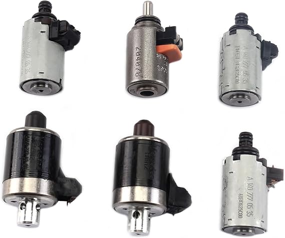 CAC 722.6 5-SPEED Transmission Solenoids Set 6 Pcs Compatibile with Mercedes Benz Automatic Transmission