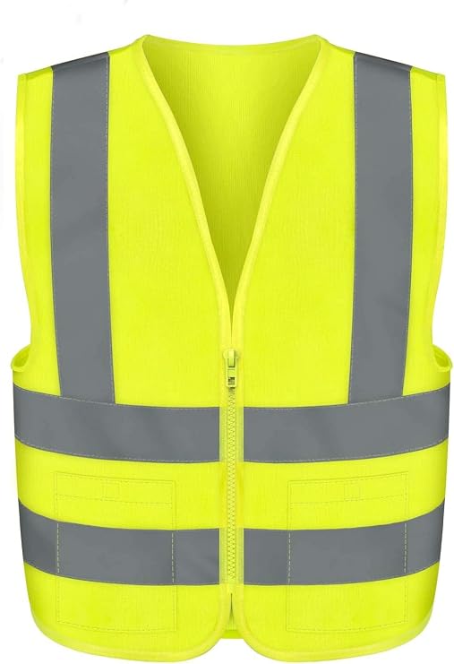 Neiko High Visibility Safety Vest ANSI Class 2, 2 Pockets