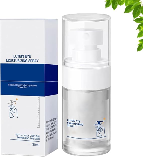 Lutein Eye Moisturizing Spray,Lutein Eye Care Soothing Spray,Reducing Fatigue,Contact-Free Use,for All Skin Types (1PCS)