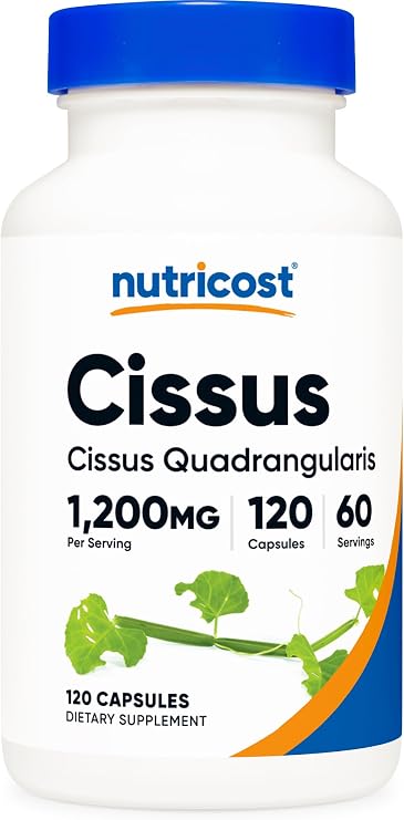 Nutricost Cissus Quadrangularis (1200mg) 120 Capsules, 60 Servings | Gluten-Free, GMO-Free, Vegetarian Friendly