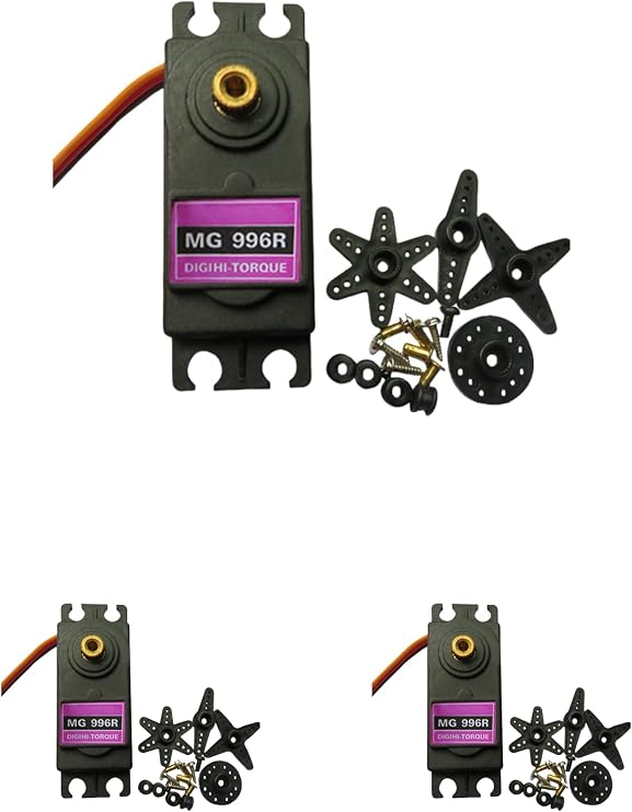 MG996R 55g Robot Servo Motor High Torque Metal Gear for RC DIY Robotics (3)