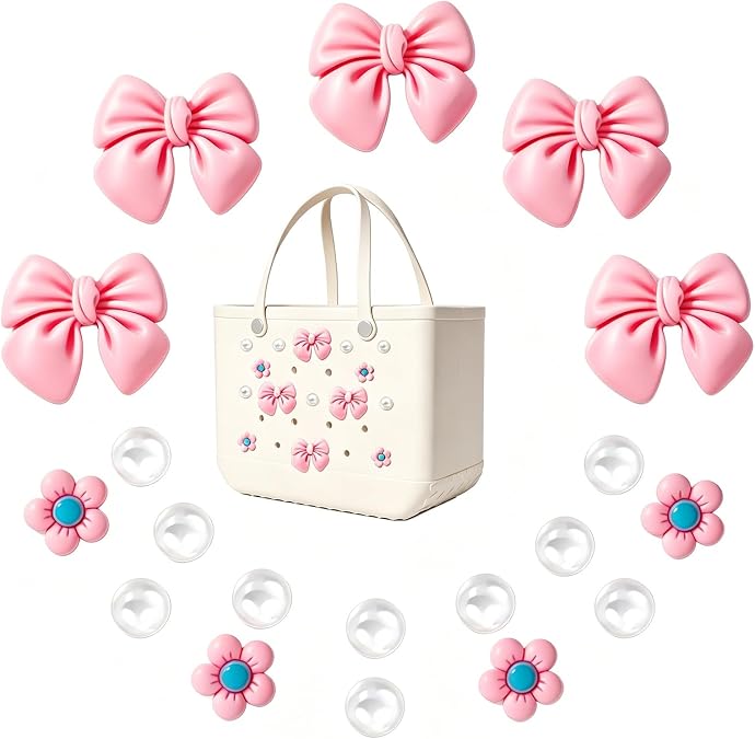 Charms Compatible with Bogg Bag&Simply Southern Totes, Bag Bits Insert Charm Accessories
