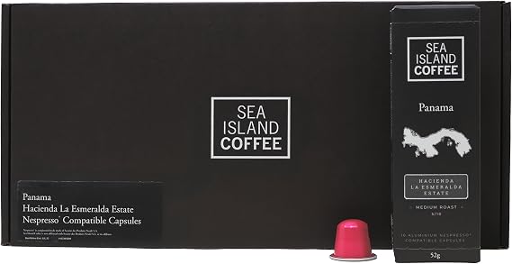 Panama, Medium Roast - Nespresso Compatible Pods | Sea Island Coffee (60 Capsules)