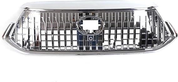 front bumper fog light grille trim Car Front Grille for Toyota for Innova For Zenix 2023(Silver)