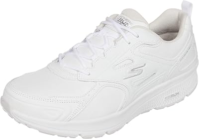Skechers Womens Go Run Consistent - Leather Cross-Training Tennis Shoe Sneaker with Air Cooled Foam