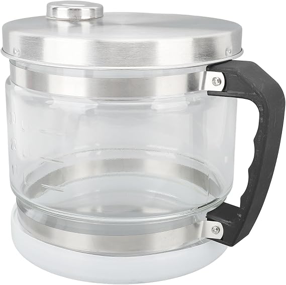 Fabater Glass Carafe, 1 Gallon / 4L Water Jar for Distiller, Replacement Collection Bottle, Compatible With Most Countertop Distillers, Storage for Juice