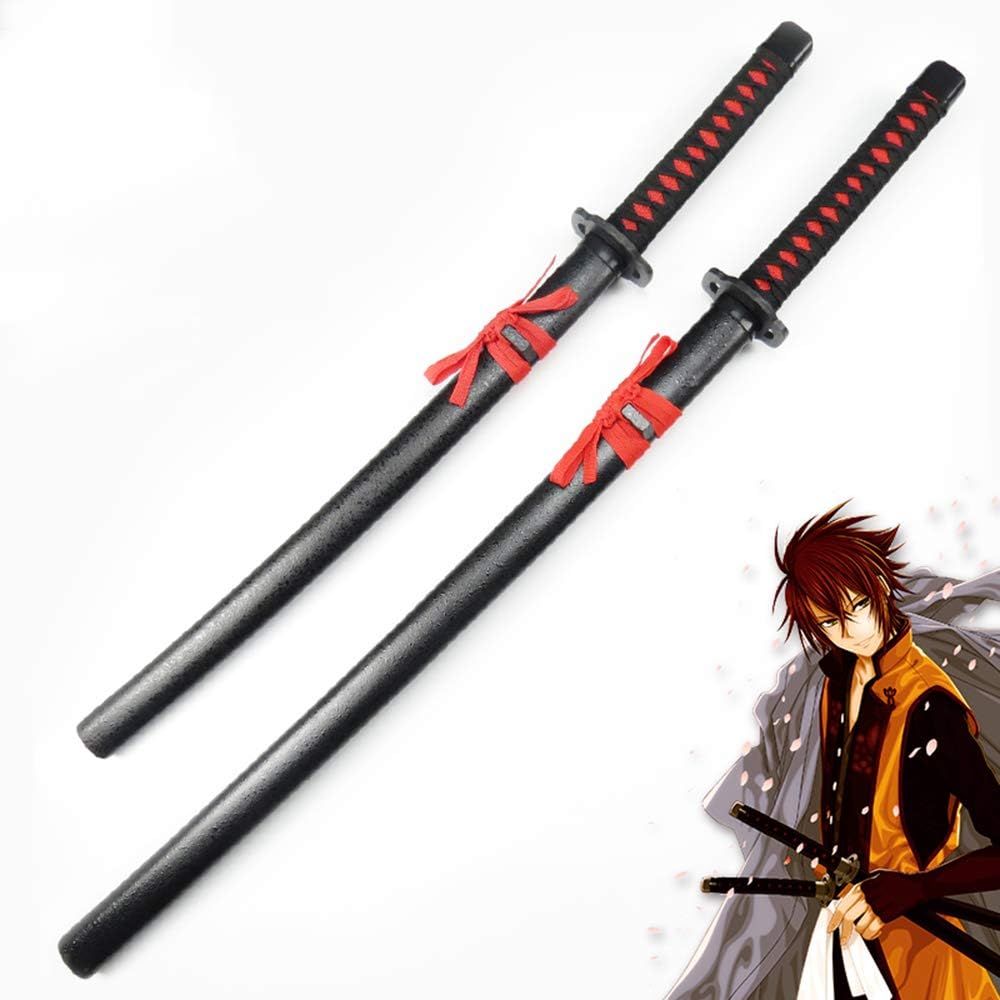 Koji Sakura Demon, Wakuoki, Okita Souji Style Toukei, Cosplay Tool, Weapons, Wood, Japanese Sword, Wooden Sword, Imitation Sword, Bushiko, Imitation Sword, 39.4 inches 100 cm, COSPLAY Unisex Anime Costume, Disguise, Transformation Party, Cultural Festival