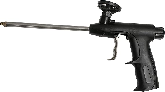 HandiFoam HT330 Gun Foam Applicator, 7 in. (18 cm) Barrel, Adjustable Bead Control, Compatible with Most Gun Foam Cans, Entry-Level Professional Polyurethane Spray Foam Gun