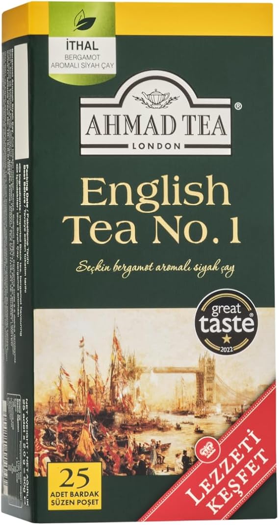 AHMAD TEA English Tea No.1 Bardk Poşt Çay 25li 50g