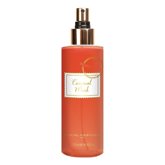 Pascal Morabito Carnaval Musk Body Mist for Women, Fresh Musky Fragrance, Lightweight Refreshing Daily Body Spray, Long-Lasting Scent, 6.8 fl oz (200 ml)