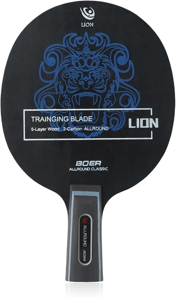 Professional Grade Table Tennis Paddle with Lightweight 90g Design