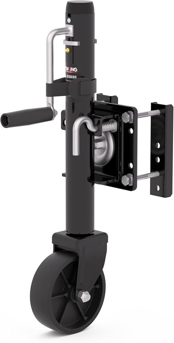 1200lbs Boat Trailer Jack with Wheel,10" Lift, Utility Trailer Jack