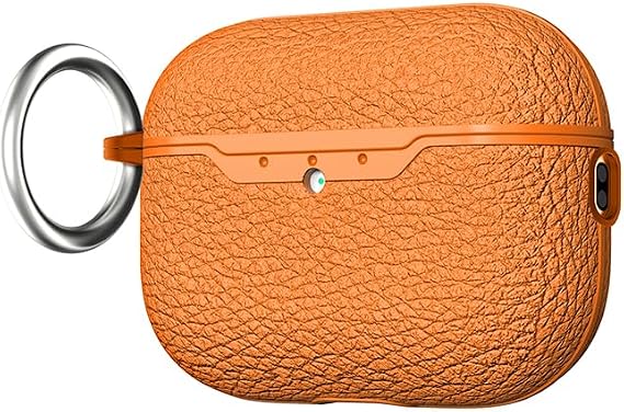UnDePlus Airpods Pro 3. Nesil ile uyumlu Kılıf Deri Tarzı Silikon Case 03