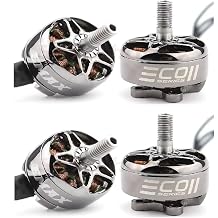 SPARKHOBBY 4PCS Upgrated ECO II Series 2207 1700/1900/2400KV 3-6S for Emax Brushless Motor 4mm Bearing Shaft for RC Drone Quacopter FPV Racing (4PCS 2207 2400KV)