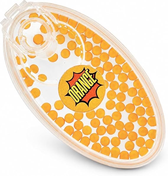 100 Orange Crushballs for Filter Insertion, 16 Flavours to Choose Available, Menthol Mint Crush Balls, Flavoured Capsules. Click on Inserts Beads (Orange)