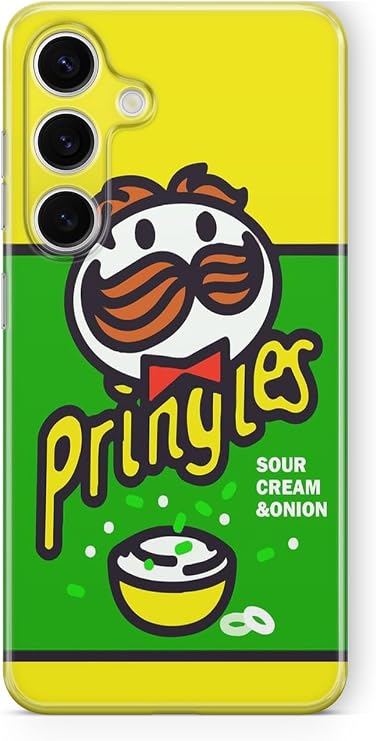 Multitronic Samsung Galaxy A14 Uyumlu Pringles Tasarım Baskılı Şeffaf Kılıf