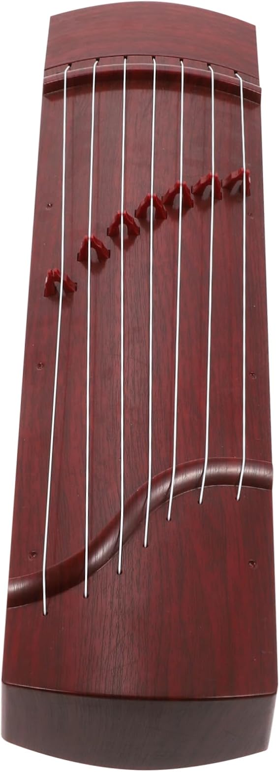 Guzheng Practice Instrument for Beginners Solid String for Chinese Musical Decoration for Music Students and Hobbyists Deep