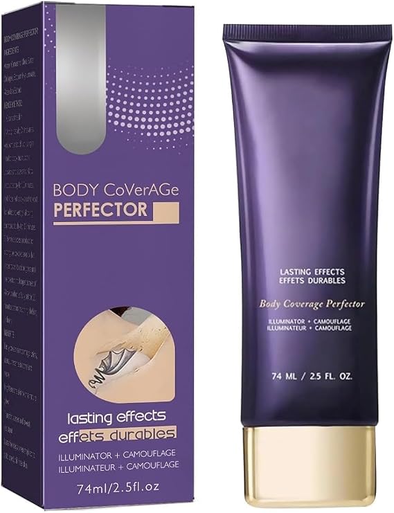 All Over Complexion Perfector, Body Coverage Perfector, Tattoo Cover Up Makeup Waterproof, Body Perfector Skin Coverage, Transfer-Resistant & Long Last, Improves Uneven Skin Tone (1 Pcs)