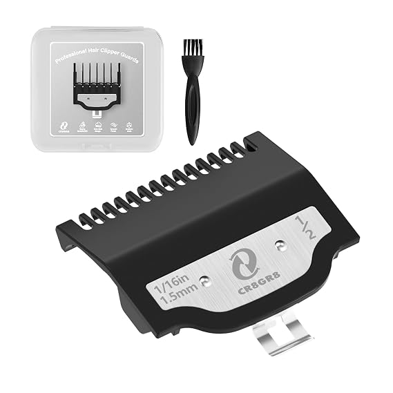 CR8GR8 Clipper Guards Set, Compatible with Wahl Hair Clippers, Guard Number: #1/2 (Length: 1/16")