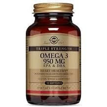 Solgar Omega 3 950 mg EPA & DHA, 50 Kapsül, Soft Jel