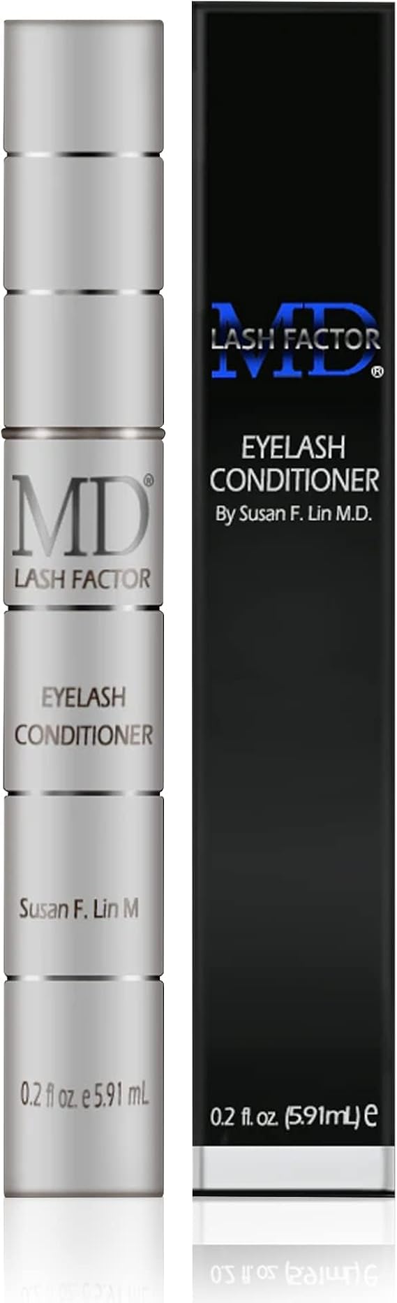 MD Lash Factor Eyelash Growth Serum| Enhances Your Natural Lashes For A Fuller, Longer & Denser Look | Eye Lash Enhancer For Women | 0.2 Fl Oz - 6 Month Supply 0.2 Fl. Oz Clear