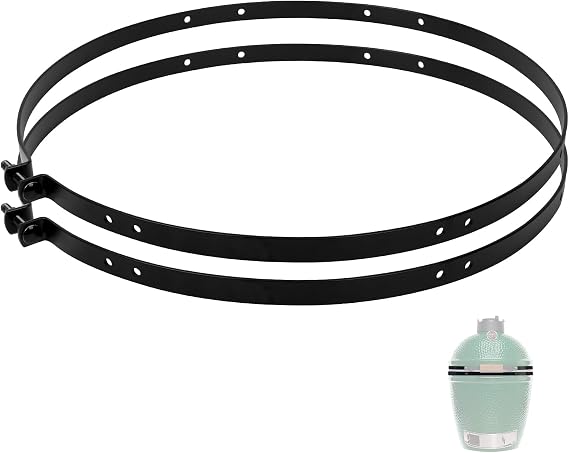 Vankey Hinge Band for Medium Green Egg, Heavy Duty Carbon Steel Bands, Replacement Band for Large Big Size Green Egg Accessories, Effortless Install & Perfect Seal