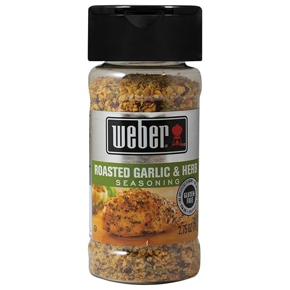 Weber Roasted Garlic & Herb Seasoning, 2.75 oz
