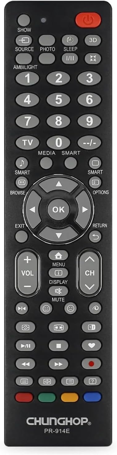 1pc Remote Control Chunghop PR-914E For LCD Led Smart Hdtv TV Controller