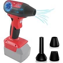 Mini Jet Blower Turbo Fan for Milwaukee 18V Battery, 4-Speed Mini Blower, Air Duster, Industrial Fan, for Cleaning, Hair Drying, Car, Camping (No Battery)