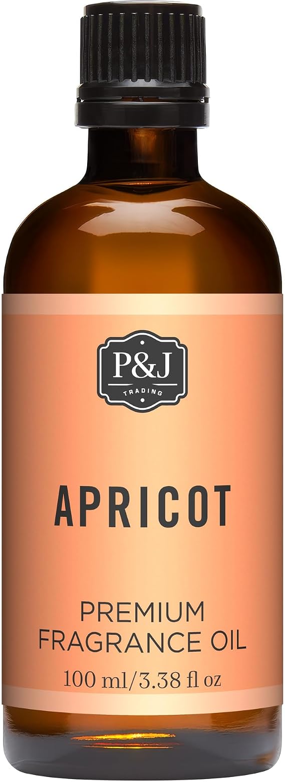 P&J Trading - Apricot Scented Oil 100ml - Fragrance Oil for Candle Making, Soap Making, Diffuser Oil