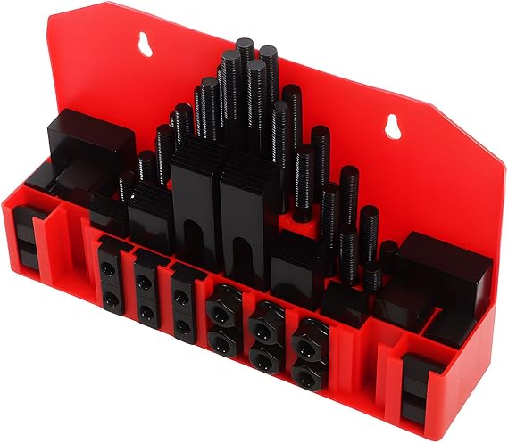 58 Piece 5/8" T-Slot 1/2" Stud Hold Down Clamp Kit