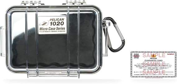 Pelican 1020 Micro Case (Black/Clear)