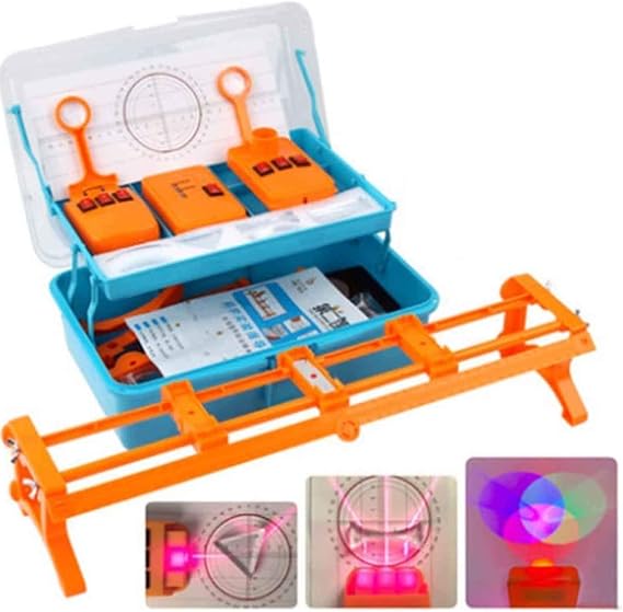 Experiment Box Set, Optical Bench and Attachment Set - Physics Teaching Materials, Professional Optical Equipment