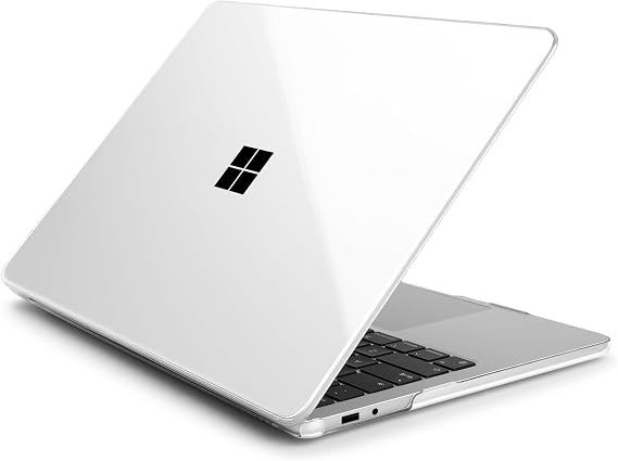 Batianda Case for Microsoft Surface Laptop 13 inch 2025-2026, Crystal Clear
