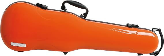 GEWA AIR 1.7 Form Shaped Violin Case orange high gloss, Made in Germany, with side handle