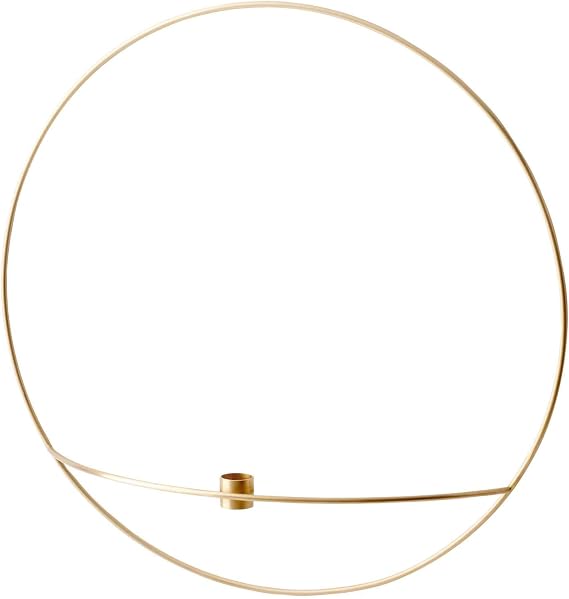 MENU POV Circle Candle Holder, Large, Brass 4812839