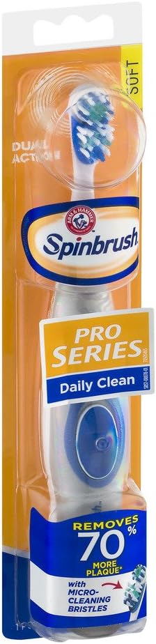 Arm & Hammer Spinbrush Powered Toothbrush Pro Clean Soft