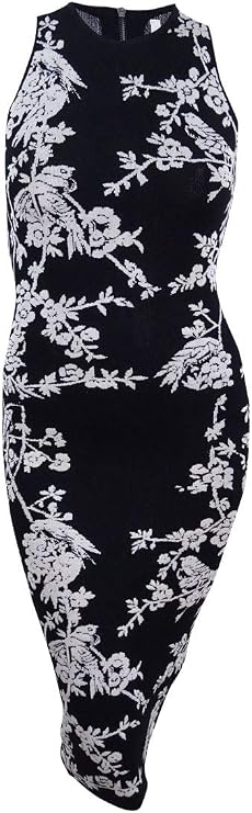 RACHEL Rachel Roy Women's Knit Midi Floral Dress