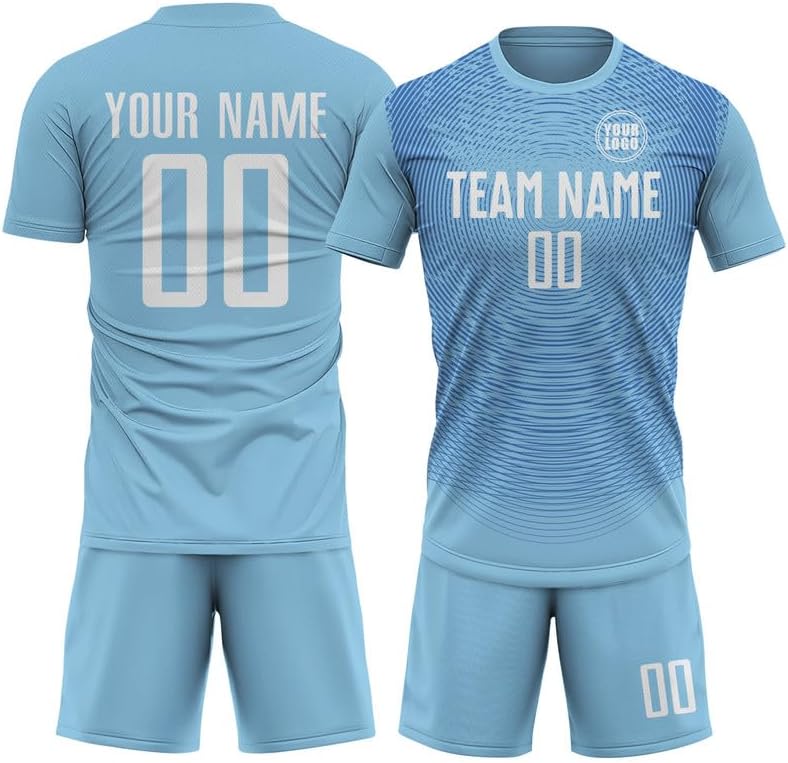 Custom Soccer Jersey Men Women Youth Kids, Printed Name Number and Logo, Goalie Jersey Camisetas de Futbol Set