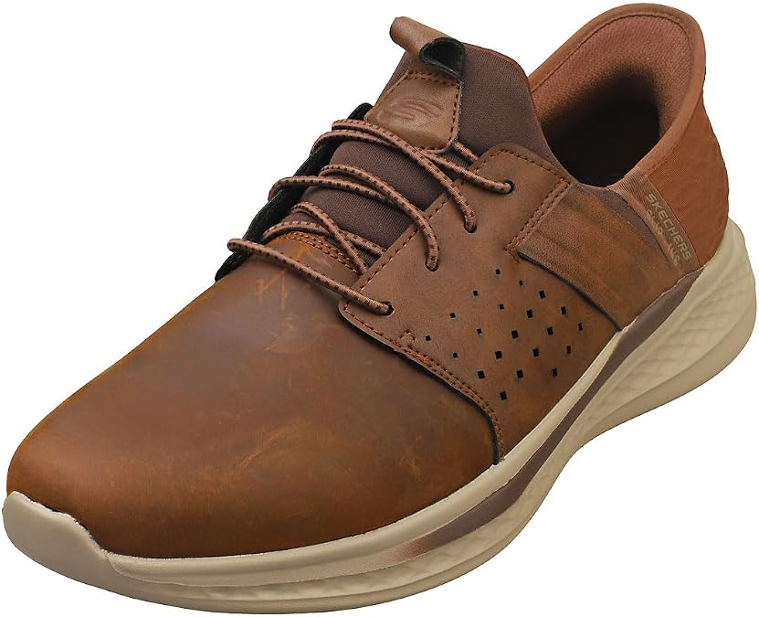 Skechers Men's Streetwear Slade - Zachary Round Toe Bungee Lace Slip-Ins