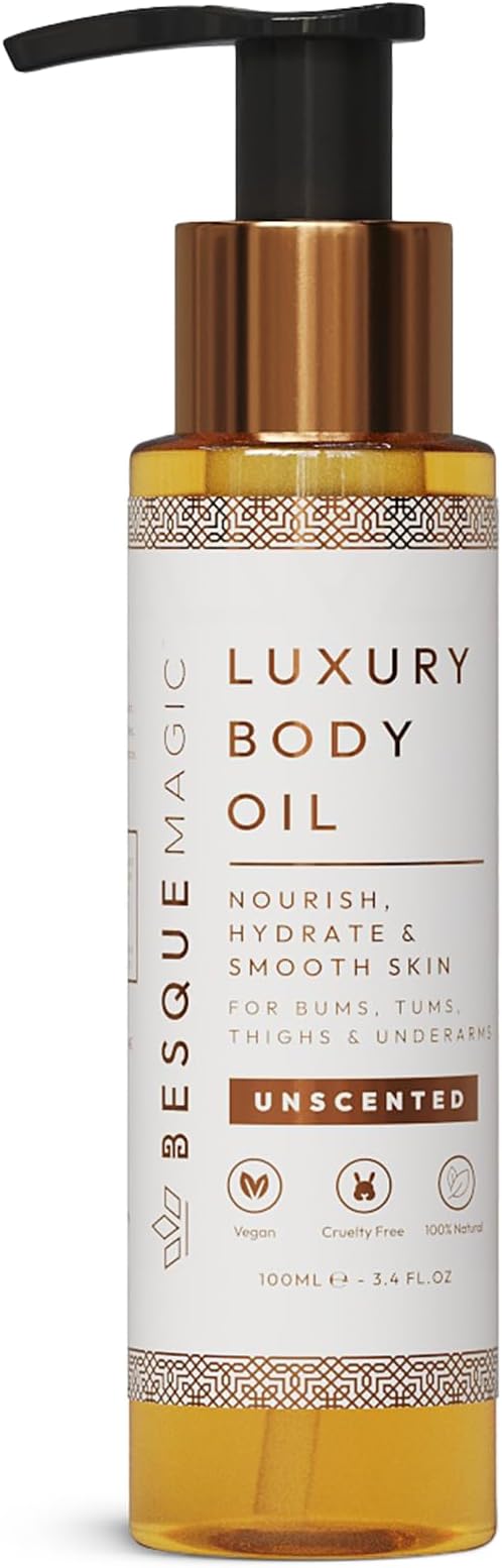 Besque Unscented Magic Body Oil - Hydrating Body Oils for Women - 100ml