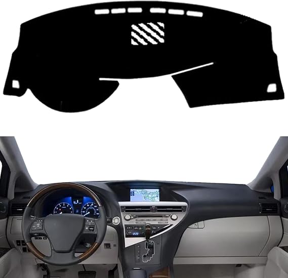 Car Dashboard Dash Board Cover Mat Carpet Compatible for Lexus New RX270 RX350 RX450 2009-2014 Left Hand Drive