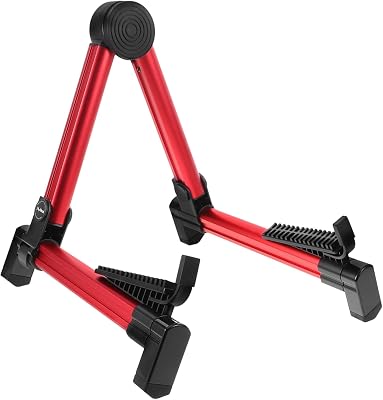 Metal Guitar Stand for Acoustic Electric and Bass Guitars Music Instrument Display Holder Durable and Stable Support for Pipa Zhongruan and More Compact Design for