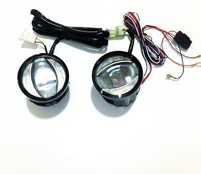 1600LM 24W 6000K LED Light Guide Q5 Lens Fog Lamp 1000LM 14W Day Running Lights DRL Compatible for Nissan X-trail T31 2007.09-2014.09