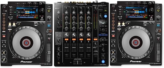 Pioneer DJ CDJ-900 Nexus + Pioneer DJ DJM-750MK2 Mixer Bundle