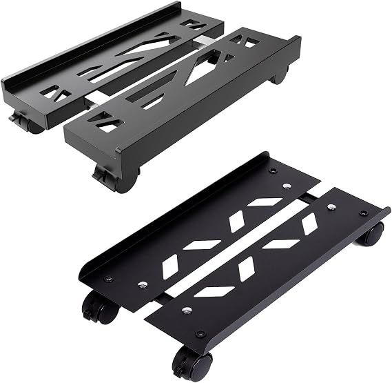 Adjustable Mobile CPU Stand and Adjustable Metal Computer Tower Stand