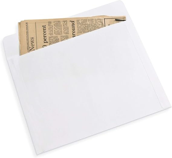 Gaylord Archival 80 lb. Text Unbuffered Preservation Envelopes (50-Pack) - 8 1/2H x 10 1/2W