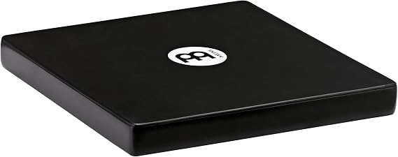 Meinl Percussion TCAJ1BK Compact Rubber Wood Travel Cajon, Black