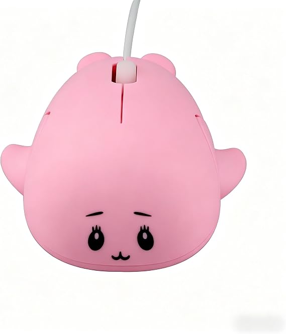 ノベルティ ドルフィン Usb 有線マウス 静音人間工学デザイン 動物の形 クリエイティブマウス ノートパソコン Pc オフィス 自宅用 ピンク