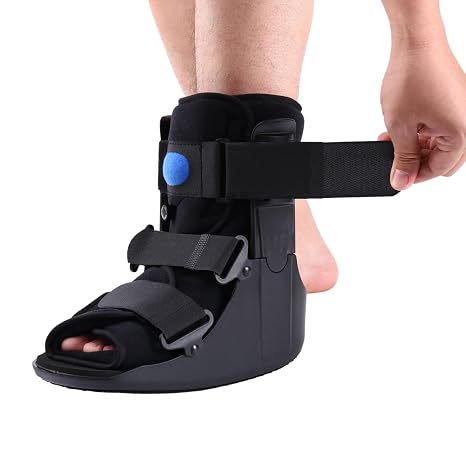 Air Walker Boot Short Fracture Boot for Sprained Ankle and Achilles Tendonitis Inflatable Orthopaedic Boots Medical Walking Boots for Broken Foot Fracture Recovery